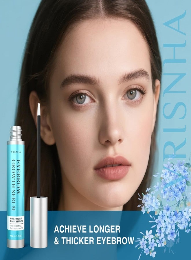 VRISNHA Eyebrow Growth Serum - Plant Extracts Eyebrow Serum and Enhancer for Thicker Brows and Grow Brows Faster, Longer, Fuller - 5mL - Image 5